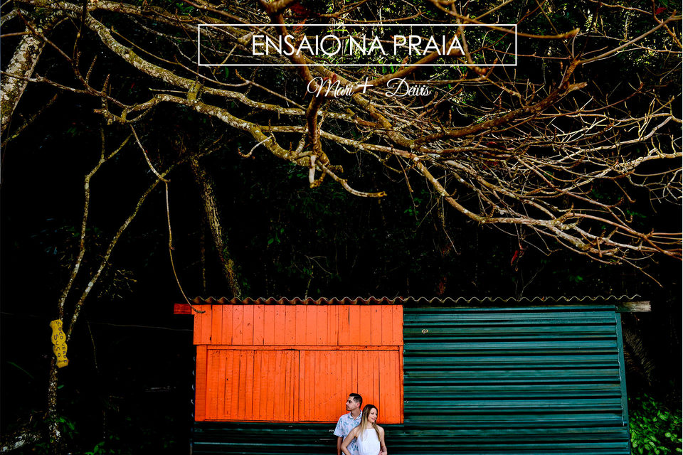 Ensaio pré wedding na praia - Mari e Deivis Ensaio pré wedding na praia - Mari e Deivis